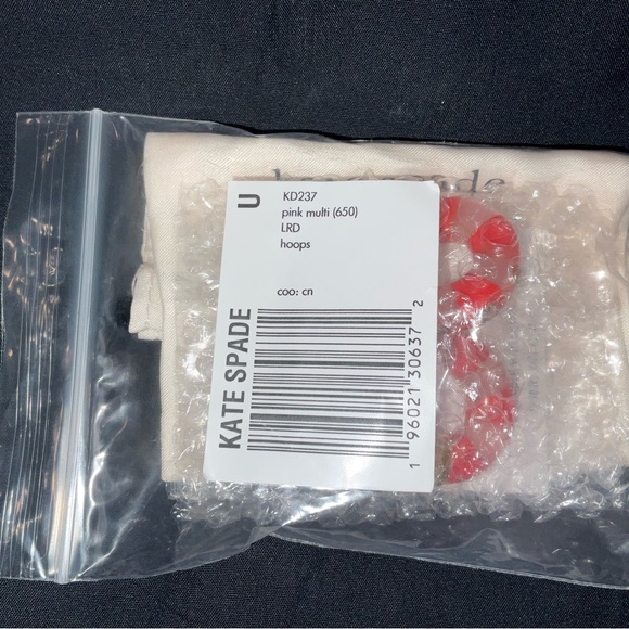 Earrings, Kate Spade Seeing Stripes Earrings NWT - Picture 7 of 7